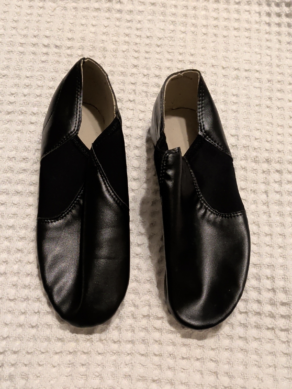 Black Slip-On Dance Shoes